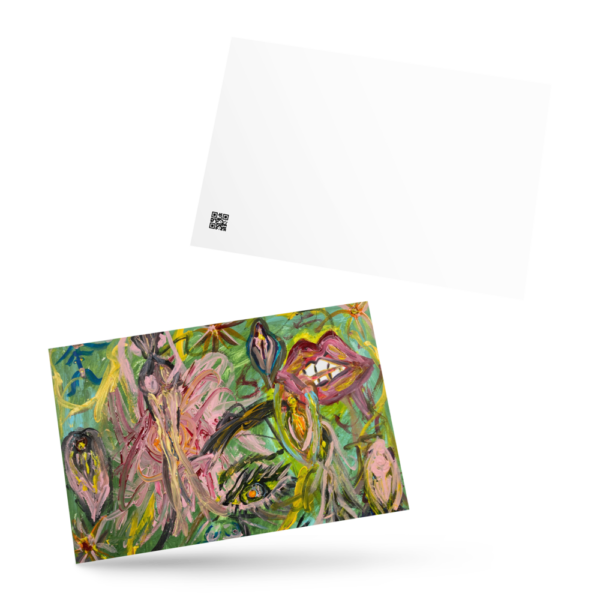 "Woman" Art Postcard - Image 2